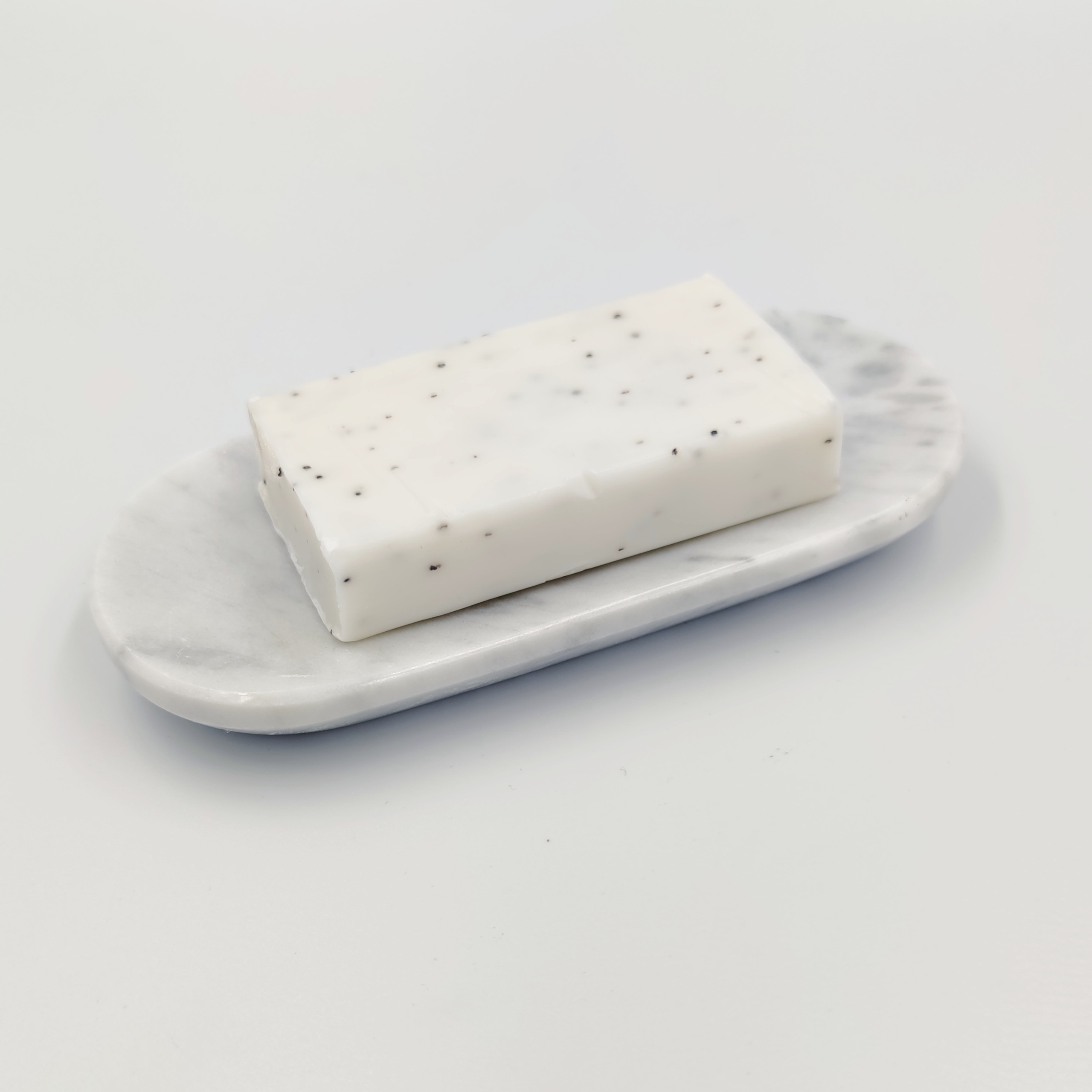 Mydlenička -  Kamenná miska na mydlo Carrara 15x7 mramor
