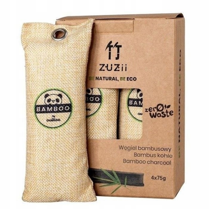 Odvlhčovač vzduchu - Bambusové uhlie, sušič vzduchu 4x75g