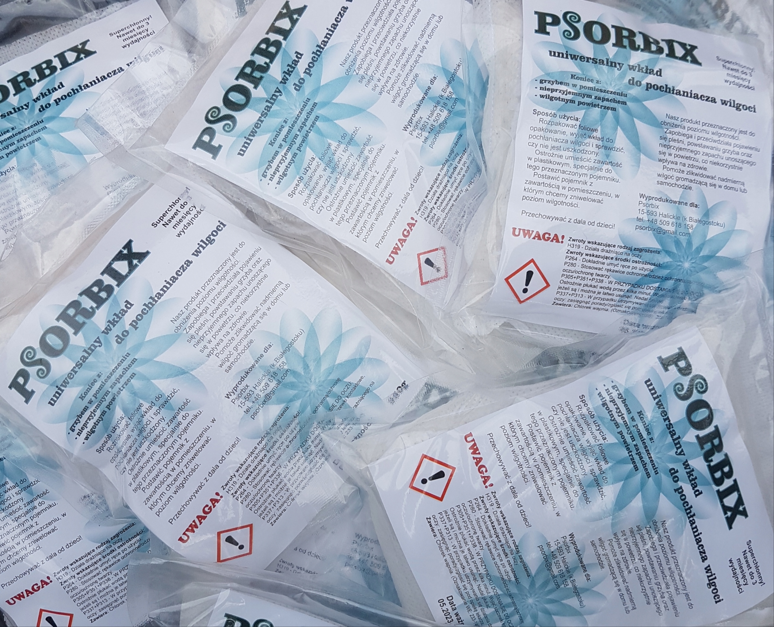Odvlhčovač vzduchu - Absorbér vlhkosti - kartuša 250g x 25 ks
