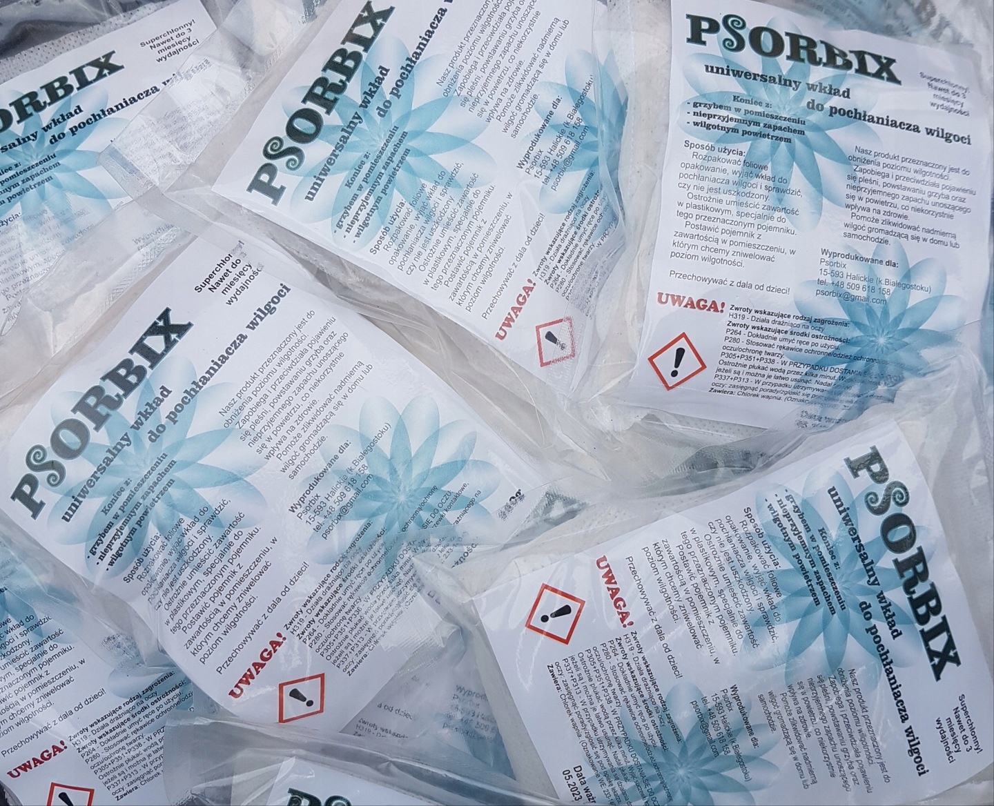 Odvlhčovač vzduchu - Absorbér vlhkosti - náplň do sušičky 350g x 20ks