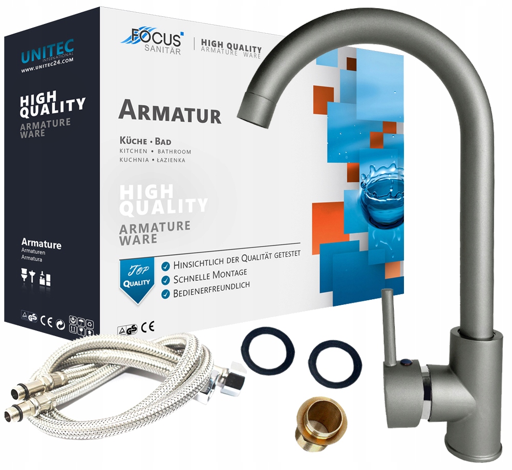 Umyvadlová batéria - BATÉRIA KÚPEĽNE S VYSOKÝM OTÁČANÍM