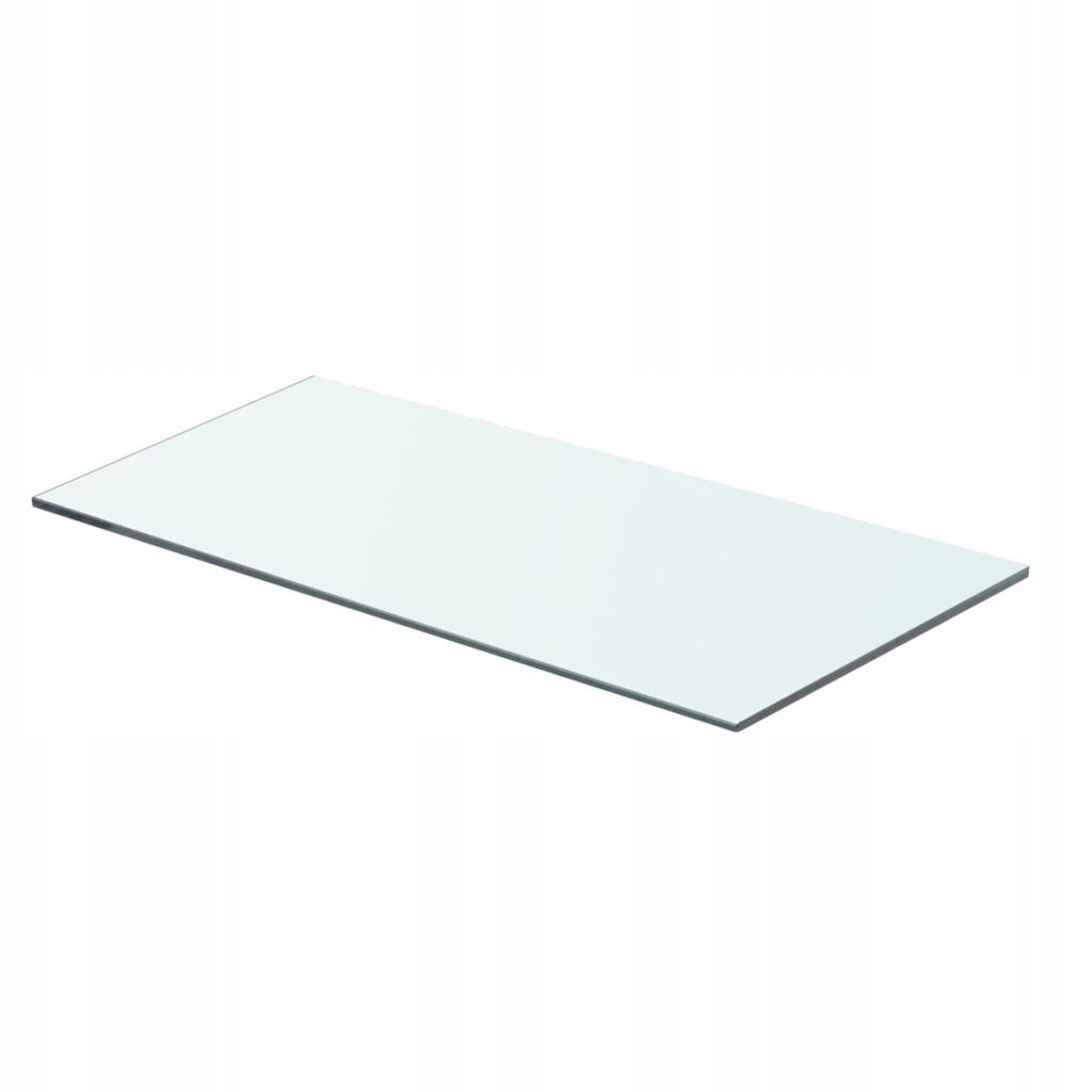 Polička do kúpelne - Bezfarebný sklenený panel, 60x25 cm