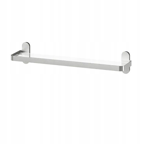 Polička do kúpelne - IKEA BROGRUND Sklenená polica, 47x11 cm