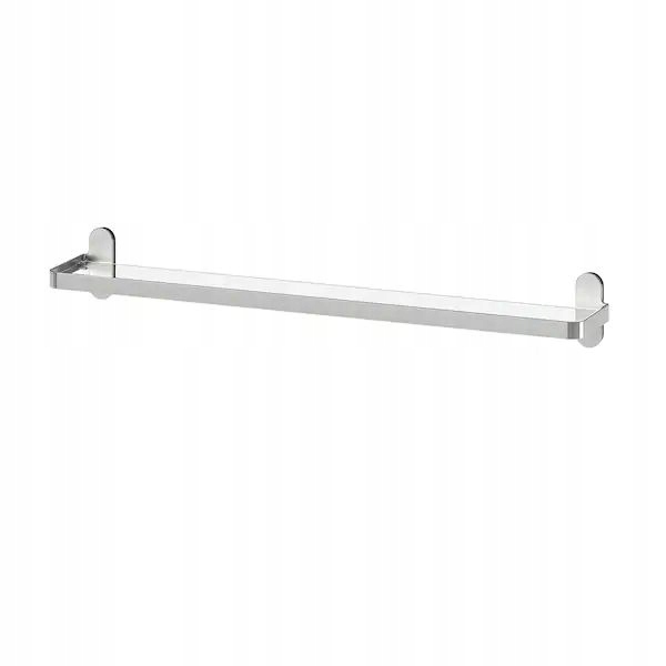 Polička do kúpelne - IKEA BROGRUND Sklenená polica, 67x11 cm