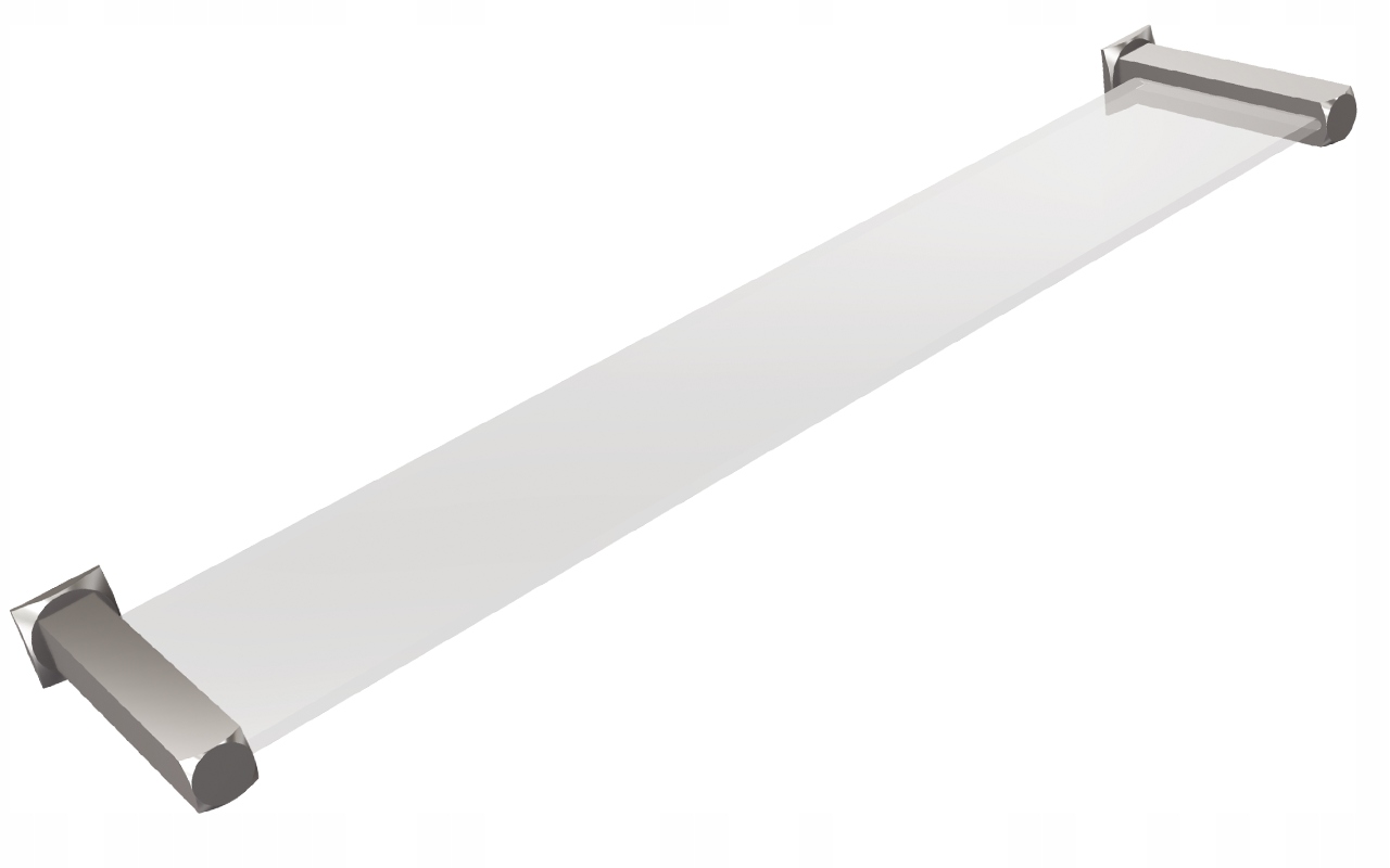 Polička do kúpelne - Sklenená polica (60 CM) Andex Modern 600 / CC