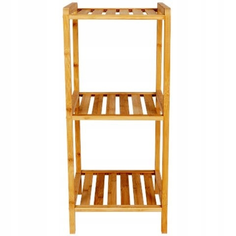 Polička do kúpelne - BAMBOO KÚPEĽŇA S 3 POLICAMI 75 cm