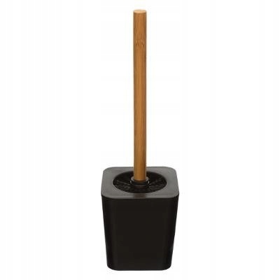 WC kefa - Čierna toaletná kefa BAMBOO