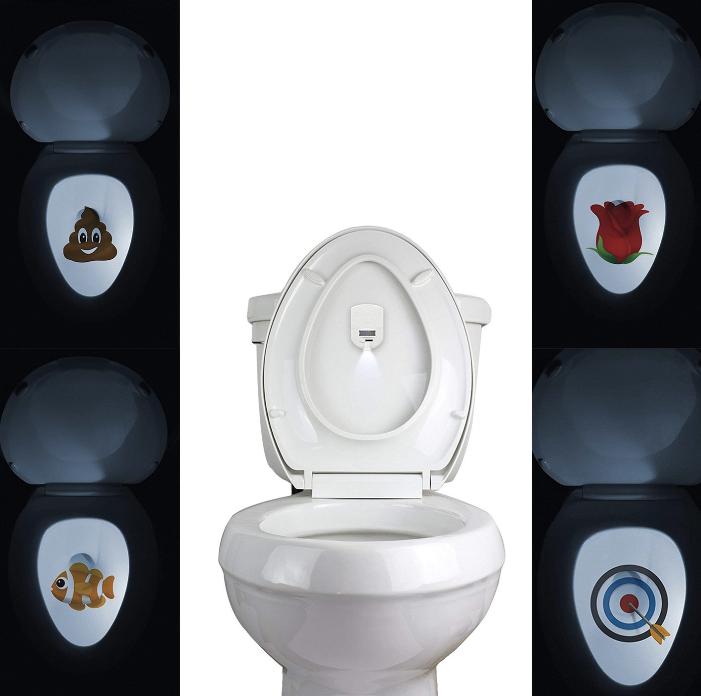 WC kefa - OSVETLENIE ZÁBAVY SNÍMAČ POHYBU ZÁBAVNÝCH VZOROV