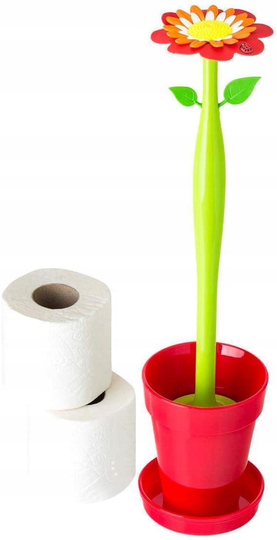 WC kefa - Kvetinová toaletná sada v hrnci Vigar