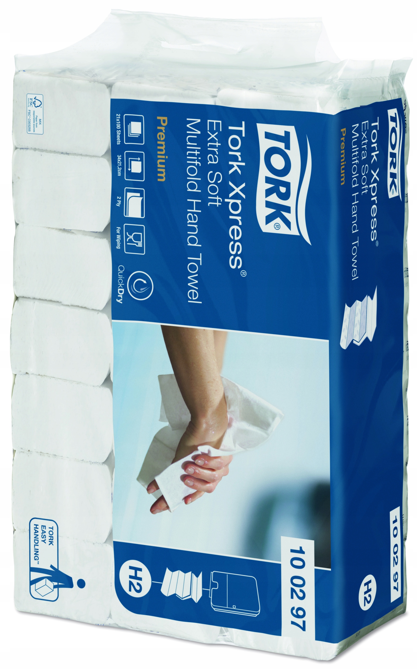 Držiak papiera *** TORK 100297 Xpress H2 uterák so 4 panelmi ***