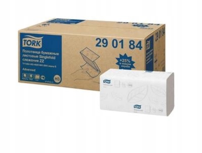 Držiak papiera ** TORK 290184 ZZ utierka zložená biela 4000 **