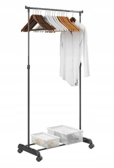 Vešiak - Vešiakové regálové košele nastaviteľné 90-155 cm ŠEDÉ