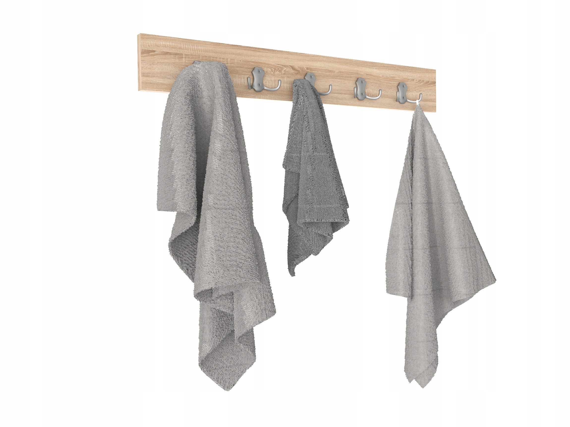 Vešiak - Nástenná kúpeľňová tyč na uteráky SONOMA 70cm