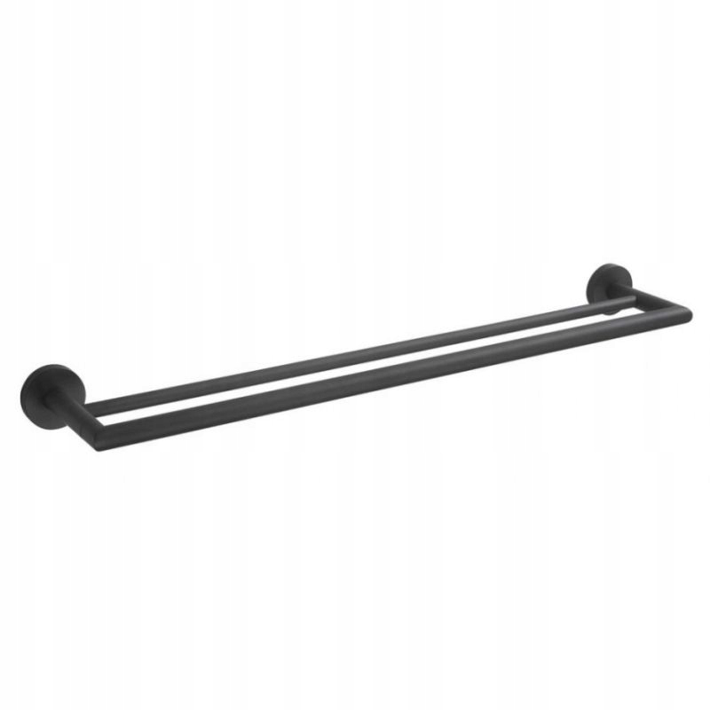 Vešiak - ZÁVESNÍK NA STELLA RUČNÍK 60 CM MATNÝ ČIERNY