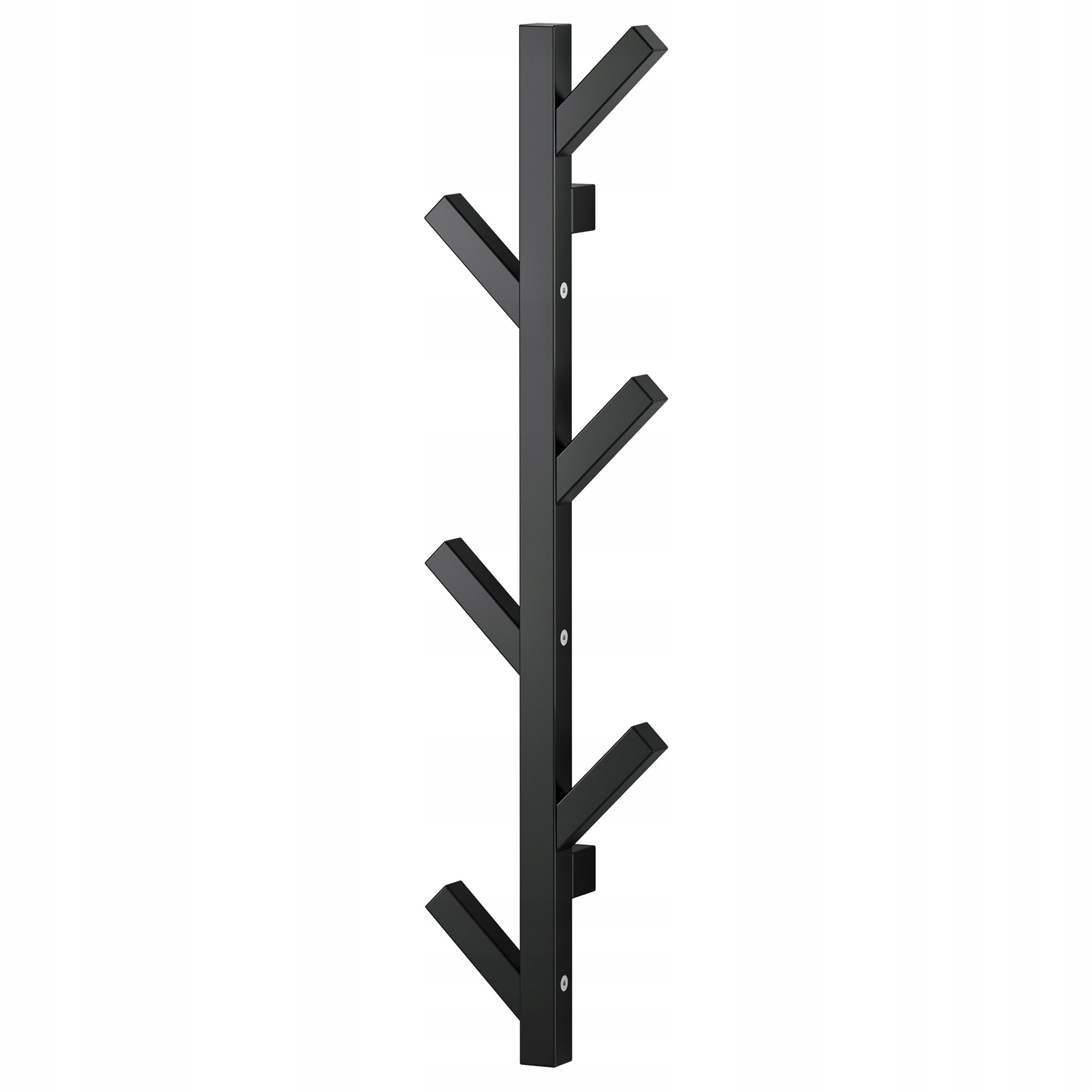 Vešiak - IKEA TJUSIG OBLEČENÝ ZÁVESOK ČIERNY 78cm