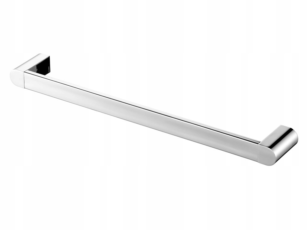 Vešiak - Držiak na uterák strieborný chróm 46 cm s rukoväťou