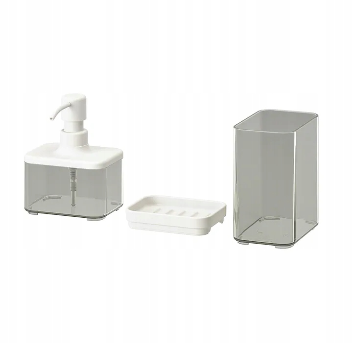 Kupelňový set doplnkov - Sada dávkovačov na mydlo IKEA BROGRUND