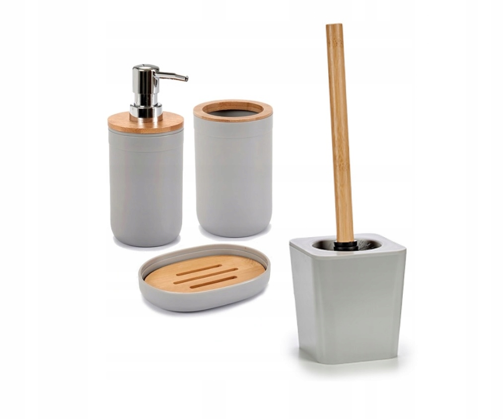 Kupelňový set doplnkov - Kúpeľňová súprava BAMBOO 4 STOJANY NA PRVKY