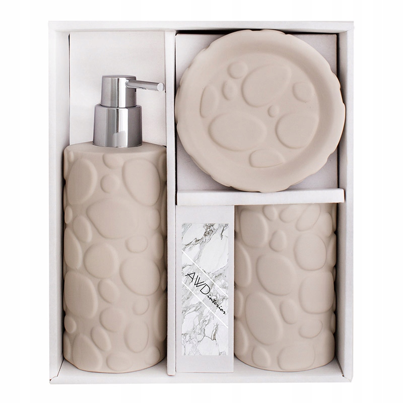 Kupelňový set doplnkov - Kúpeľňová zostava Ceilon AWD02191506