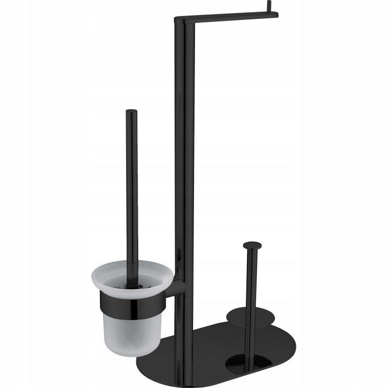 Kupelňový set doplnkov - Stojan DEANTE ROUND BLACK TOALET