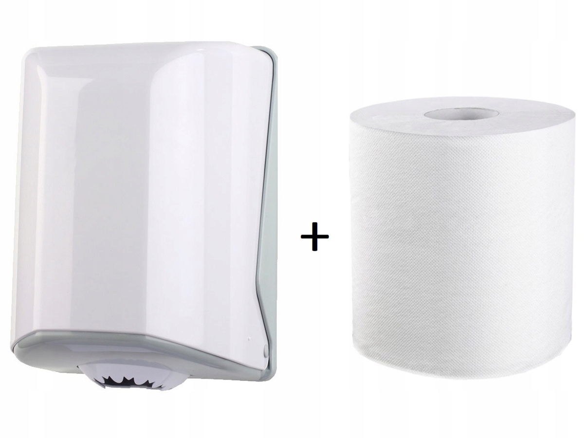 Kupelňový set doplnkov - PODÁVAČ V ROLE + UTERÁK V ROLE 100% CELLULOSE-110m