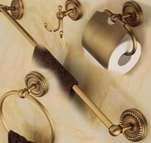 Kupelňový set doplnkov - [Antique Brass] Sada príslušenstva
