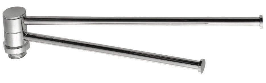 Kupelňový set doplnkov - Otočný držiak na uterák 25cm pre radiátor, oceľový
