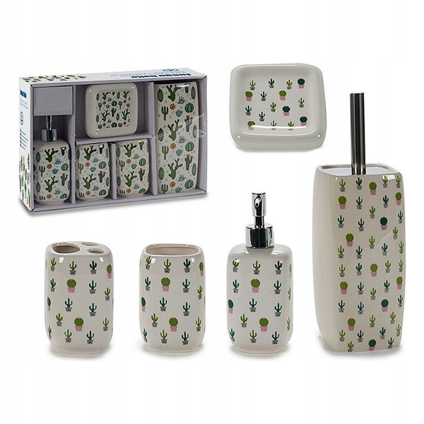 Kupelňový set doplnkov - Kúpeľňová súprava (24 x 10,5 x 36 cm) (5 ks)