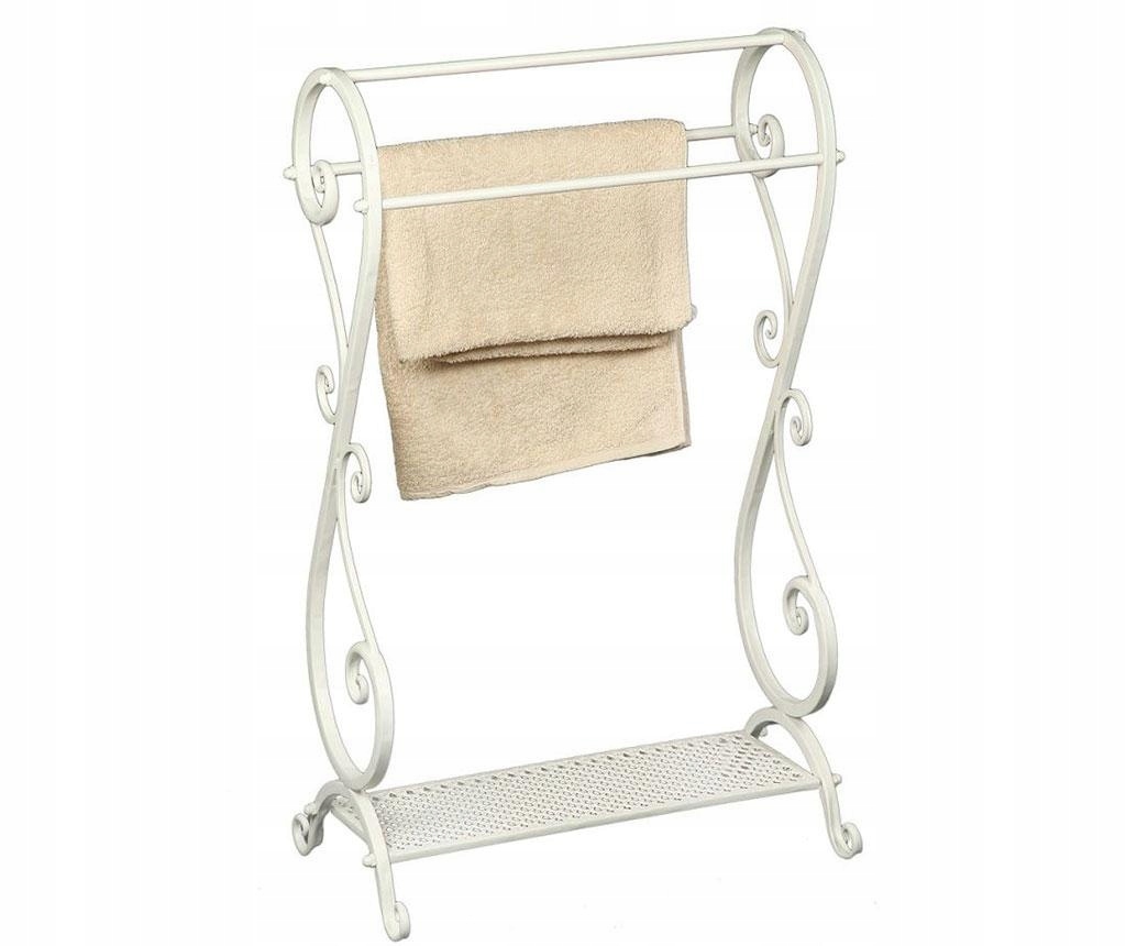 Kupelňový set doplnkov - Vešiak na uteráky_ANTIC_WHITE ROMANTIC