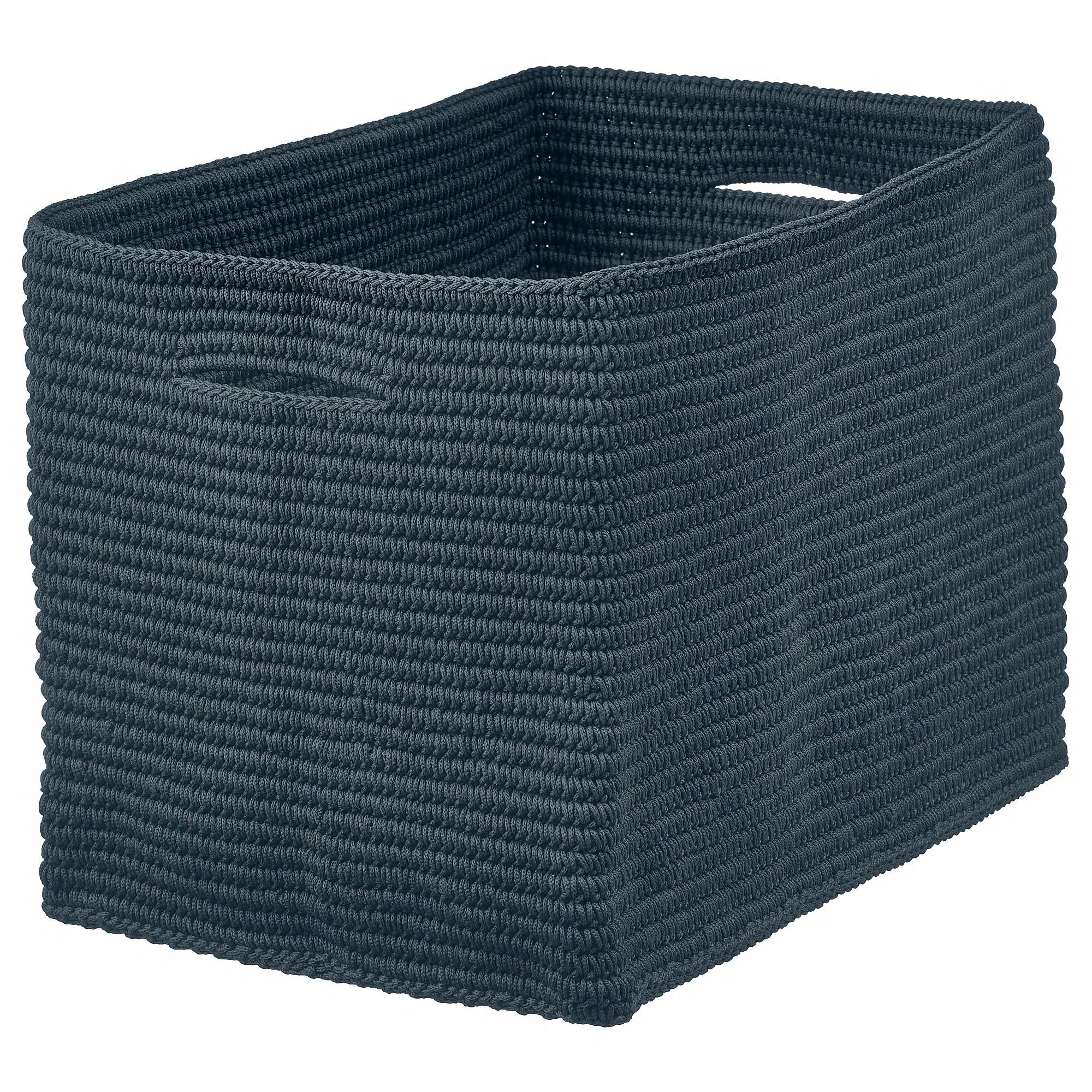Kupelňový set doplnkov - IKEA NORDRANA Modrý košík 35x26x26 cm