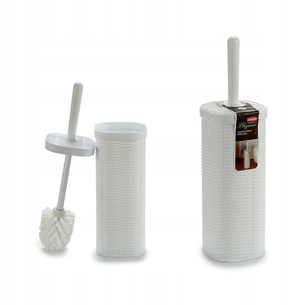 Kupelňový set doplnkov - WC kefa biela (11,5 x 40 x 11,5 cm)
