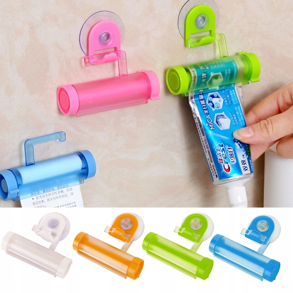 Kupelňový set doplnkov - Modrá zubná pasta Squeezer Stláčajúca zubná pasta
