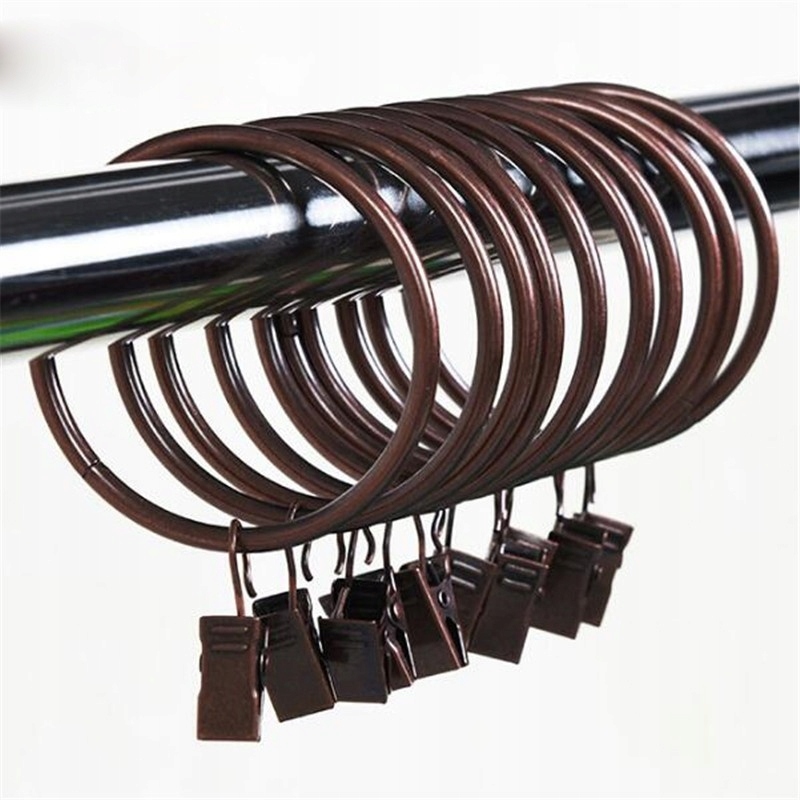 Kupelňový set doplnkov - Strieborný závesný krúžok 5 ks 25 mm