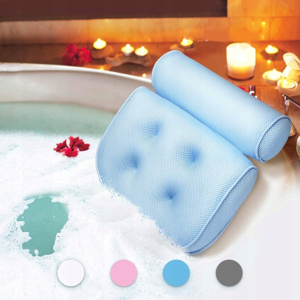 Kupelňový set doplnkov - Vankúšový vankúš 3D Spa Blue vankúš