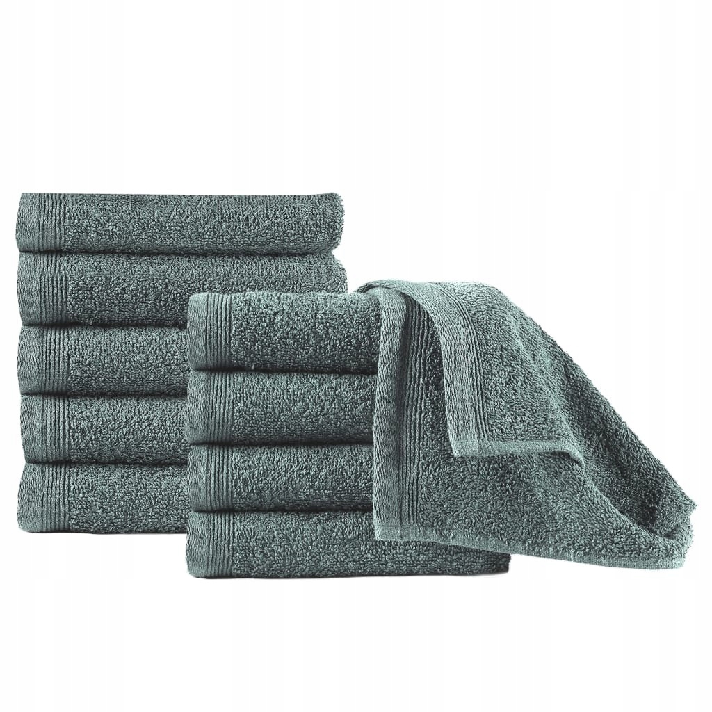 Kupelňový set doplnkov - Hotelové osušky 10 ks, bavlna, 450 g / m², 30x5