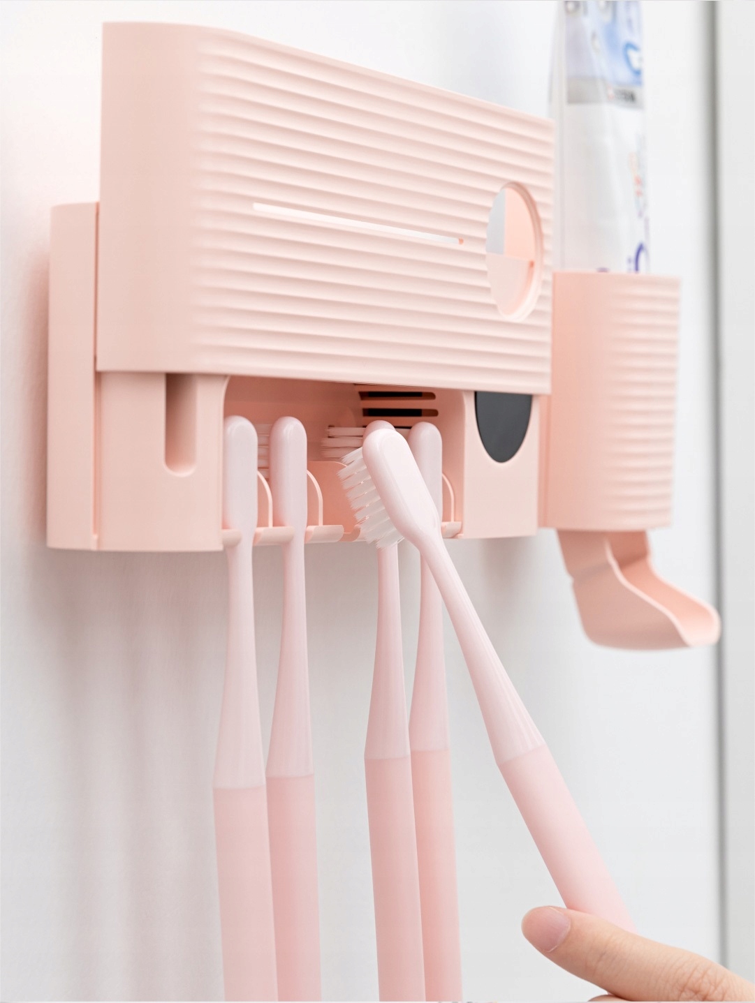 Kupelňový set doplnkov - UV STERILIZÁTOR pre 5 zubných kefiek XIAOMI