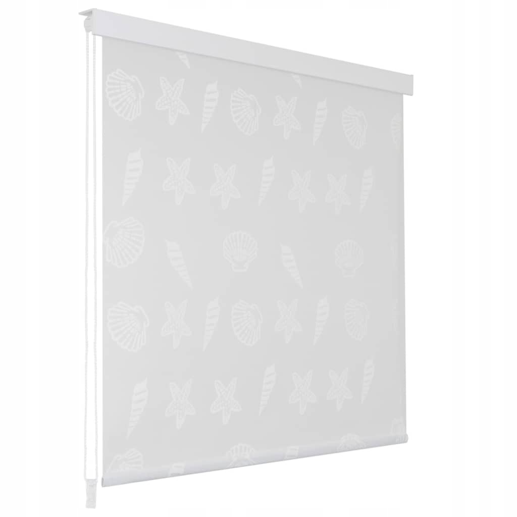 Kupelňový set doplnkov - Sprchová roleta 120 x 240 cm, vzor hviezdice