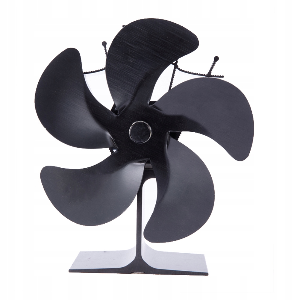 Kupelňový ventilátor - Tepelný ventilátor. Krbový ventilátor. 5 lopatiek