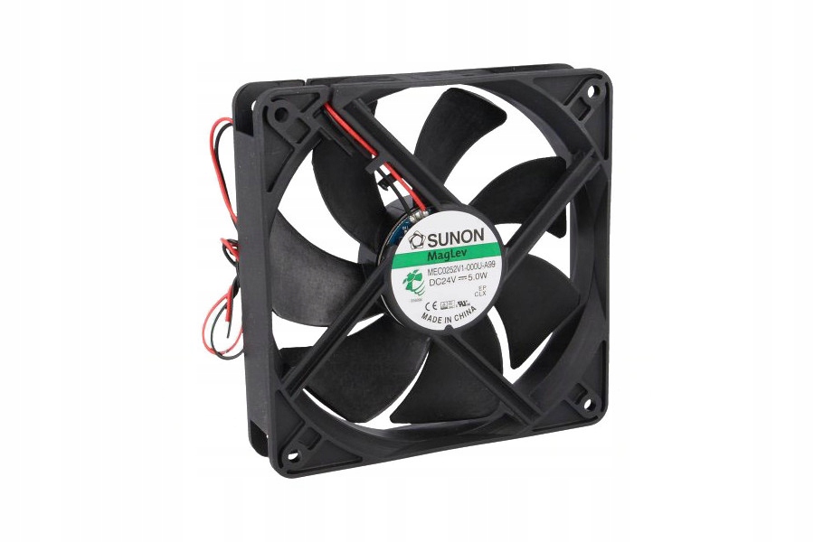 Kupelňový ventilátor - SUNON DC VAPO VENTILÁTOR 24V 120x120x25mm 184m3 / h