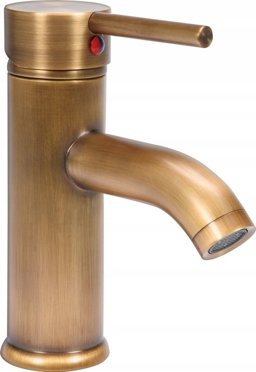 Umyvadlová batéria - Umývadlový faucet retro bronzový 2 75836 vlna