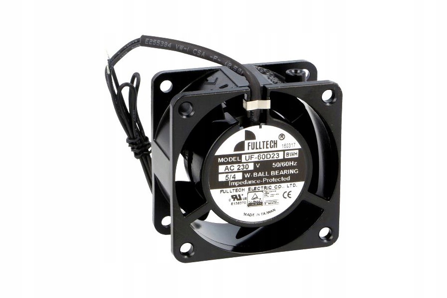 Kupelňový ventilátor - FULLTECH AC FAN AXIAL 230V 60x60x30mm 27dB