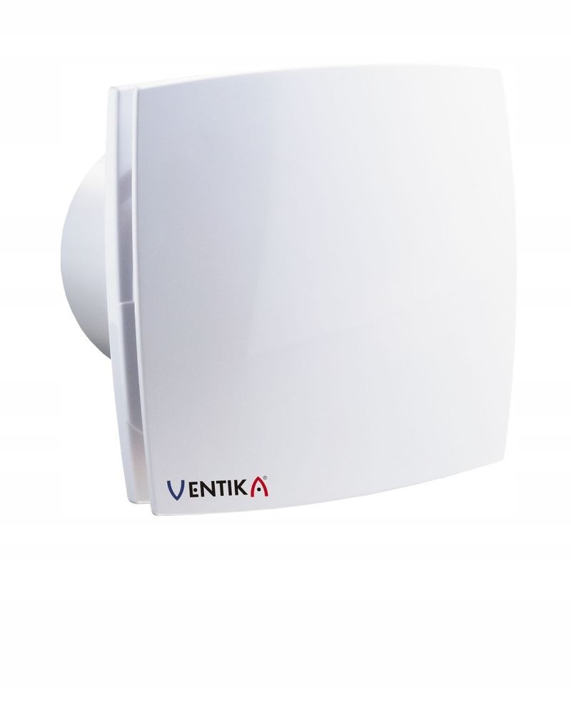 Kupelňový ventilátor - MODERNÝ axiálny ventilátor fi 125 mm biely štandard