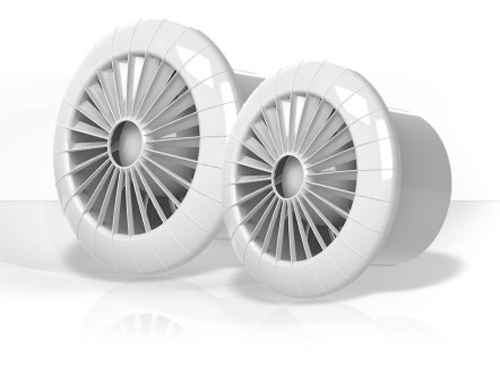 Kupelňový ventilátor - Domáci stropný ventilátor aRid 100 HS