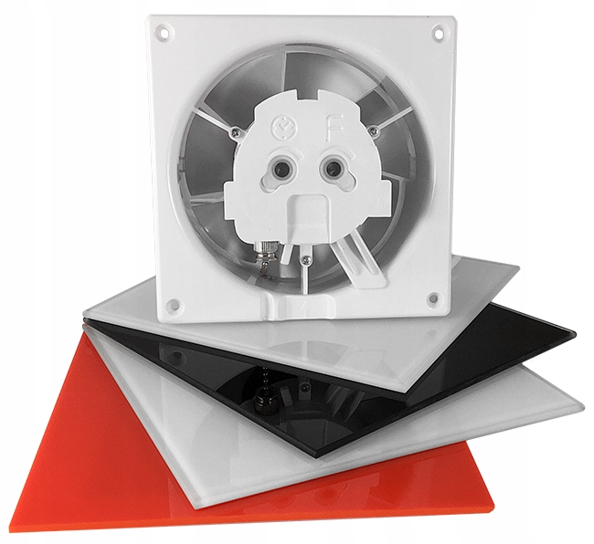 Kupelňový ventilátor - ventilátor do domácej kúpeľne dRim fi 100 mm panel