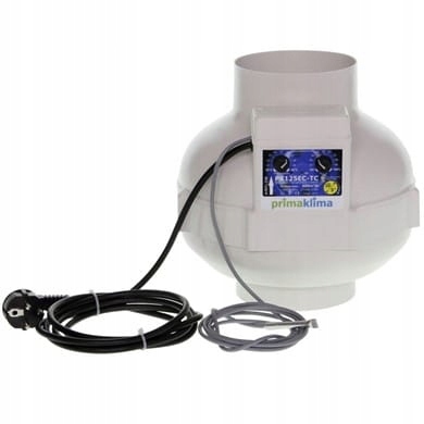 Kupelňový ventilátor - Ventilátor PK125EC TEMP CONTROL 680 m3 / h