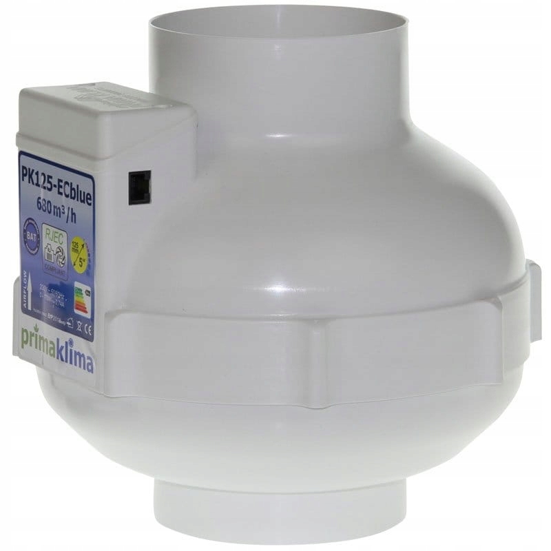 Kupelňový ventilátor - Ventilátor PK125-ECblue 680m3 / h