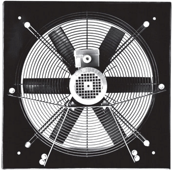 Kupelňový ventilátor - Axiálny ventilátor odolný voči výbuchu 630 / R / 8-8 / 40/40