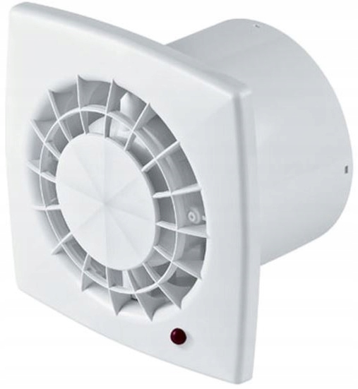 Kupelňový ventilátor - STENOVÁ KÚPEĽŇA VENTILÁTOR VEGA ČASOVAČ EASY CLIP