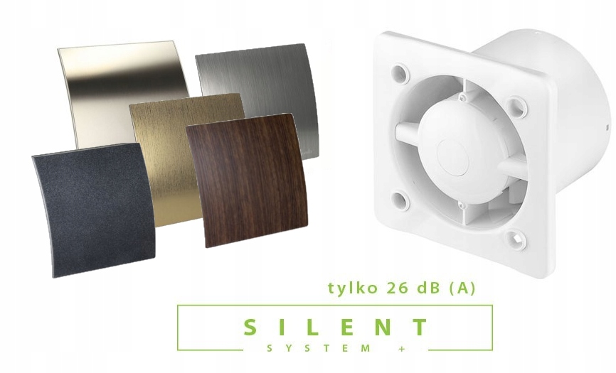 Kupelňový ventilátor - SYSTÉM VENTILÁTORA AWENTA KWS100W SYSTÉM + TICHÝ