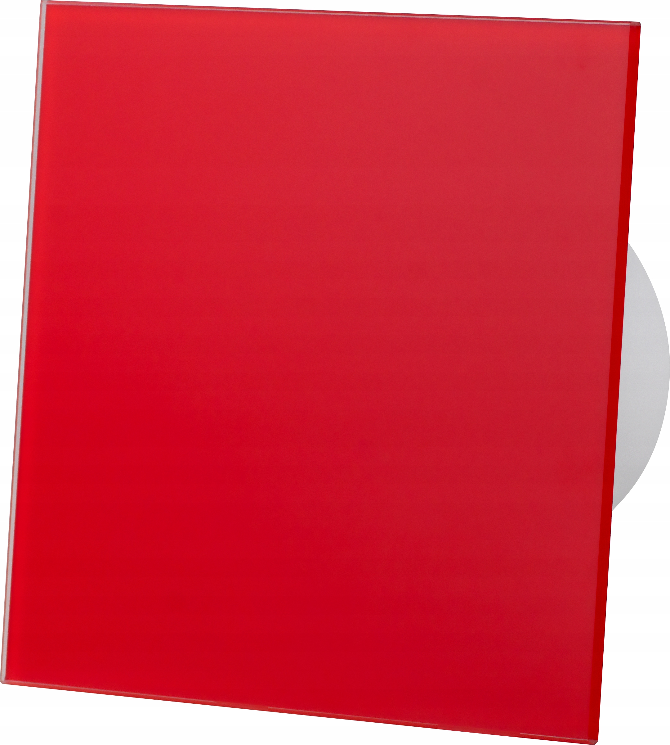 Kupelňový ventilátor - Vetracia mriežka 150x150mm červené sklo
